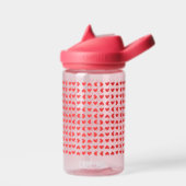 Bouteille D'eau Coeurs rouges (Gauche)