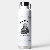 Bouteille D'eau Coffee Witch Tarot Whimsy Celestial Moon Zodiac (Avant)