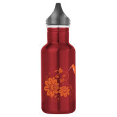 Bouteille D'eau Colibri et fleurs (Gauche)