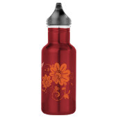 Bouteille D'eau Colibri et fleurs (Droite)
