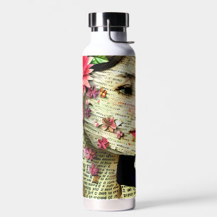 Bouteille D'eau Collage d'art Pretty Woman