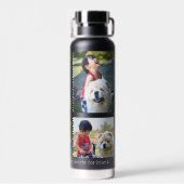 Bouteille D'eau Collage personnalisé de conservation de photos 5 (Arrière)