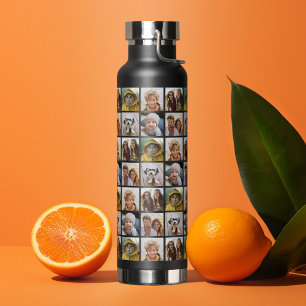 Bouteille D'eau Collage photo - 6 Photos sur toute la grille Motif