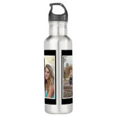 Bouteille D'eau Collage photo de Best Dad Ever 2 (Dos)