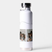 Bouteille D'eau Collage photo moderne White Bonus Maman Fête des m (Plage)