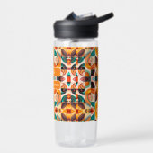 Bouteille D'eau Collection Carré Abstraite Retro tendance (Gauche)