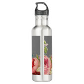 Bouteille D'eau Collection rose personnalisée (Dos)