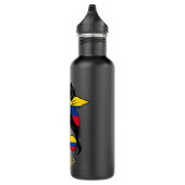 Bouteille D'eau Colombiana Colombienne fille Mujer Colombie (Droite)