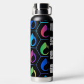 Bouteille d'eau Color Drops (Plage)