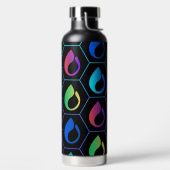 Bouteille d'eau Color Drops (Droite)