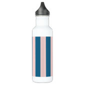 Bouteille D'eau Coloré tendance moderne marine Nautique Bleu rayur (Gauche)