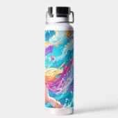 Bouteille D'eau Colorful/anime/dessin animé (Arrière)