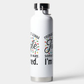 BOUTEILLE D'EAU COLORFUL FUNNY HOLIDAY CHRISTMAS SAYING (Droite)