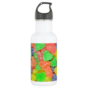 Bouteille D'eau Colorful heart shaped