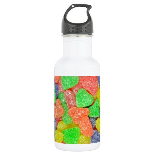 Bouteille D'eau Colorful heart shaped (Devant)