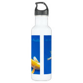 Bouteille D'eau Colorful Koi in Blue Pool (Dos)