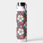 Bouteille D'eau Colorful tropical flowers (Avant)