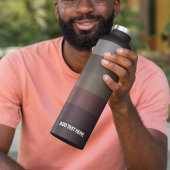 Bouteille D'eau Combinaisons de couleurs foncées cool