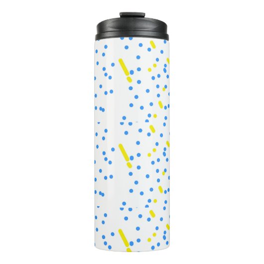 Bouteille d'eau Comètes à points bleus Météorites (Devant)