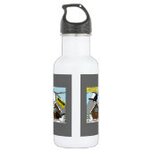 Bouteille D'eau Comique de sécurité d'abord (Dos)