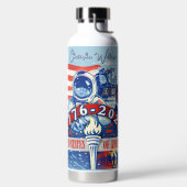 Bouteille D'eau Commemorative 1776-2026 USA Personalized (Droite)