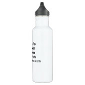 Bouteille D'eau comment éviter le stress au travail ne va pas au t (Droite)