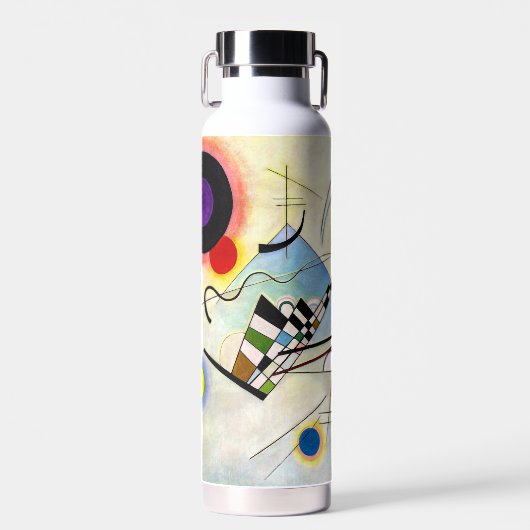 Bouteille D'eau Composition Kandinsky 8 (Avant)