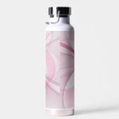 Bouteille D'eau Conception Abstraite de fractal rose pâle moderne (Plage)