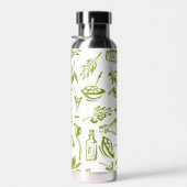 Bouteille D'eau Conception Chic Moderne de Feuille d'Olive Verte S (Plage)