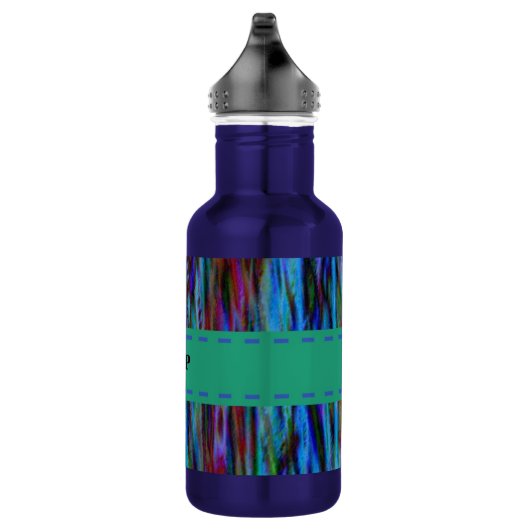 Bouteille D'eau Conception de bandes Abstraites personnalisable (Droite)