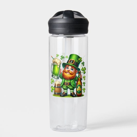 Bouteille D'eau Conception de bière de lutin de la Saint-Patrick-6 (Extérieur)