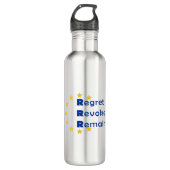 Bouteille D'eau Conception de Brexit (Devant)