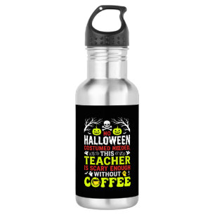 Bouteille D'eau Conception de café assez effrayante pour Halloween