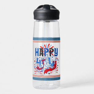 Bouteille D'eau Conception de célébration patriotique du 4 juillet