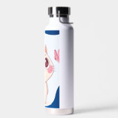 Bouteille D'eau Conception de chat mignon félin Kawaii adorable (Gauche)