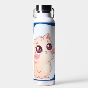 Bouteille D'eau Conception de chat mignon félin Kawaii adorable