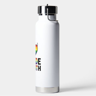 Bouteille D'eau Conception de chemise à cœur horné du mois de la f