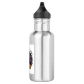 Bouteille D'eau Conception de chemise vectorielle Halloween Chat S (Droite)