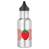Bouteille D'eau Conception de chemise vectorielle lettrage fraise (Gauche)