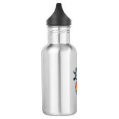 Bouteille D'eau Conception de chemise vectorielle Love Rainbow Hea (Gauche)