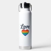 Bouteille D'eau Conception de chemise vectorielle Love Rainbow Hea (Salle de sport)