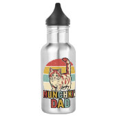 Bouteille D'eau Conception de chemise vectorielle pour papa Munchk (Gauche)
