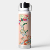 Bouteille D'eau Conception de chrysanthème japonais (Arrière)