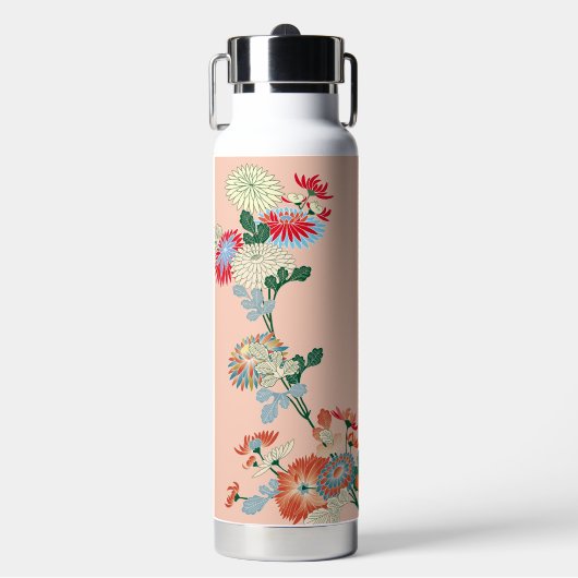 Bouteille D'eau Conception de chrysanthème japonais (Salle de sport)