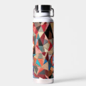 Bouteille D'eau Conception de courtepointe folle (Arrière)