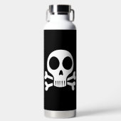 Bouteille D'eau Conception de crâne de pirate (Avant)