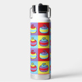 Bouteille D'eau Conception de curling Pop Art Rocks (Salle de sport)