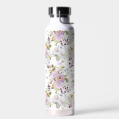 Bouteille D'eau Conception de design floral de fleurs sauvages pas (Gauche)