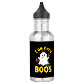 Bouteille D'eau Conception de fantôme de vin d'Halloween Boos (Gauche)