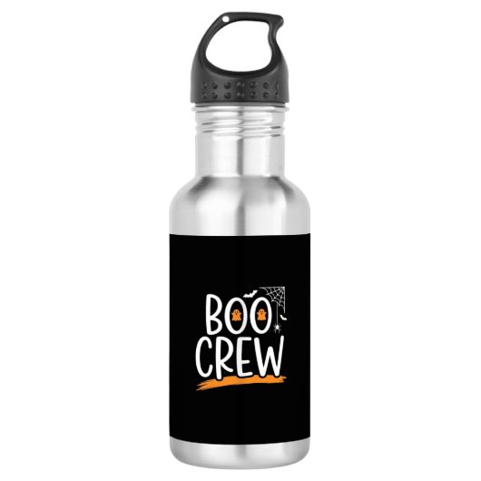 Bouteille D'eau Conception de fantôme Halloween Boo Crew_1 (Devant)